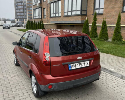 Красный Форд Фиеста, объемом двигателя 1.3 л и пробегом 159 тыс. км за 3450 $, фото 8 на Automoto.ua