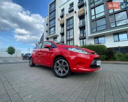 Красный Форд Фиеста, объемом двигателя 1.4 л и пробегом 132 тыс. км за 6830 $, фото 12 на Automoto.ua