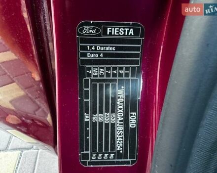 Красный Форд Фиеста, объемом двигателя 1.4 л и пробегом 114 тыс. км за 8200 $, фото 15 на Automoto.ua