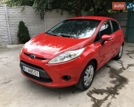 Красный Форд Фиеста, объемом двигателя 1.24 л и пробегом 205 тыс. км за 4500 $, фото 1 на Automoto.ua
