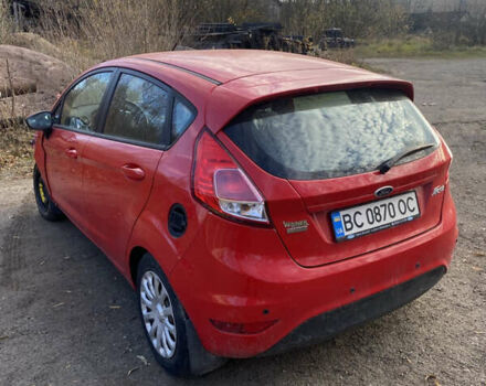Красный Форд Фиеста, объемом двигателя 1 л и пробегом 80 тыс. км за 2200 $, фото 1 на Automoto.ua