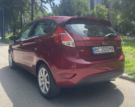 Красный Форд Фиеста, объемом двигателя 1.6 л и пробегом 167 тыс. км за 7900 $, фото 3 на Automoto.ua