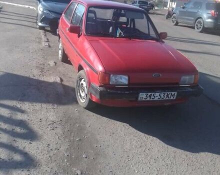 Красный Форд Фиеста, объемом двигателя 1.1 л и пробегом 215 тыс. км за 850 $, фото 1 на Automoto.ua
