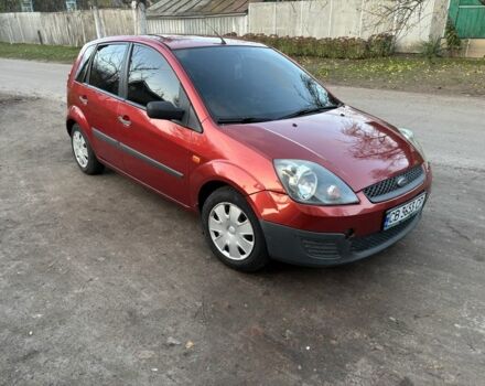 Красный Форд Фиеста, объемом двигателя 1.2 л и пробегом 185 тыс. км за 3450 $, фото 1 на Automoto.ua