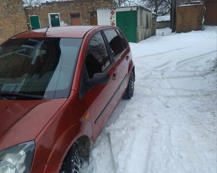 Красный Форд Фиеста, объемом двигателя 1.25 л и пробегом 134 тыс. км за 3100 $, фото 1 на Automoto.ua