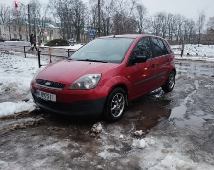 Красный Форд Фиеста, объемом двигателя 1.4 л и пробегом 149 тыс. км за 4000 $, фото 1 на Automoto.ua