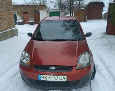 Красный Форд Фиеста, объемом двигателя 1.25 л и пробегом 134 тыс. км за 3100 $, фото 1 на Automoto.ua