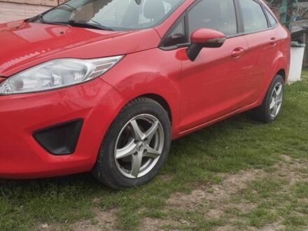 Красный Форд Фиеста, объемом двигателя 1.6 л и пробегом 169 тыс. км за 6100 $, фото 1 на Automoto.ua