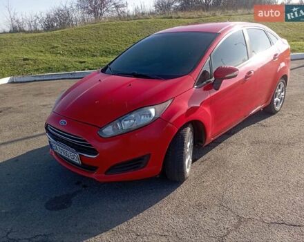 Красный Форд Фиеста, объемом двигателя 1.6 л и пробегом 181 тыс. км за 4999 $, фото 1 на Automoto.ua
