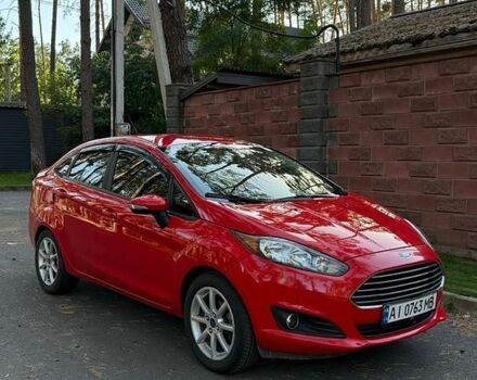 Красный Форд Фиеста, объемом двигателя 1.6 л и пробегом 129 тыс. км за 8100 $, фото 1 на Automoto.ua