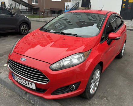 Красный Форд Фиеста, объемом двигателя 1.6 л и пробегом 229 тыс. км за 6400 $, фото 1 на Automoto.ua