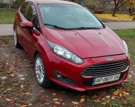 Красный Форд Фиеста, объемом двигателя 1.6 л и пробегом 104 тыс. км за 4000 $, фото 1 на Automoto.ua