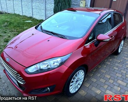 Красный Форд Фиеста, объемом двигателя 1.6 л и пробегом 104 тыс. км за 7500 $, фото 1 на Automoto.ua