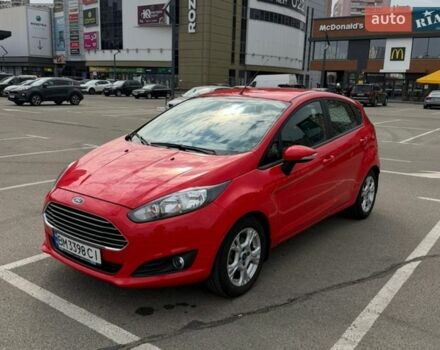 Красный Форд Фиеста, объемом двигателя 1 л и пробегом 53 тыс. км за 8950 $, фото 1 на Automoto.ua