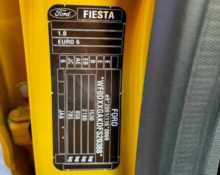 Жовтий Форд Фієста, об'ємом двигуна 1 л та пробігом 39 тис. км за 7200 $, фото 10 на Automoto.ua