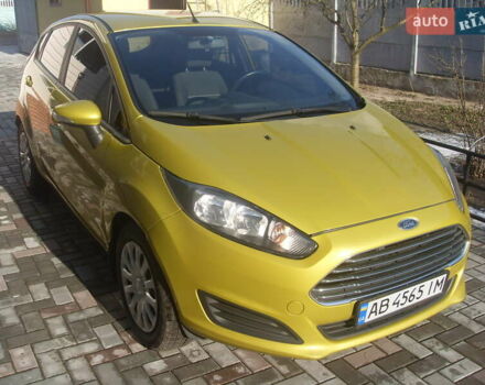 Желтый Форд Фиеста, объемом двигателя 1 л и пробегом 190 тыс. км за 6100 $, фото 1 на Automoto.ua