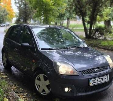 Серый Форд Фиеста, объемом двигателя 1.4 л и пробегом 282 тыс. км за 4300 $, фото 1 на Automoto.ua