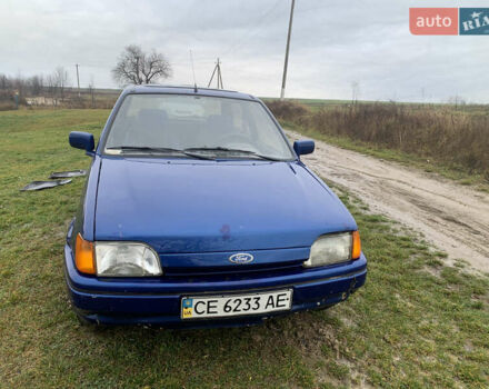 Синий Форд Фиеста, объемом двигателя 1.3 л и пробегом 200 тыс. км за 1000 $, фото 7 на Automoto.ua