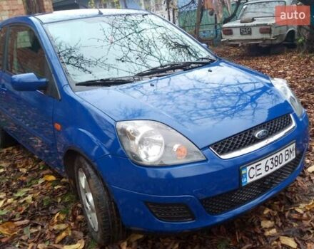 Синий Форд Фиеста, объемом двигателя 1.4 л и пробегом 248 тыс. км за 3550 $, фото 1 на Automoto.ua
