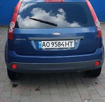Синий Форд Фиеста, объемом двигателя 1.4 л и пробегом 271 тыс. км за 4300 $, фото 4 на Automoto.ua