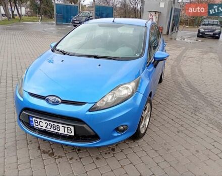Синий Форд Фиеста, объемом двигателя 1.3 л и пробегом 168 тыс. км за 4300 $, фото 1 на Automoto.ua