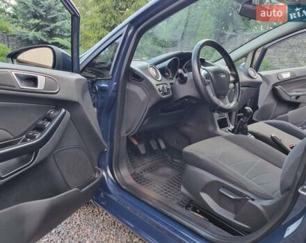Синий Форд Фиеста, объемом двигателя 1 л и пробегом 127 тыс. км за 5950 $, фото 9 на Automoto.ua
