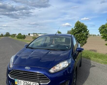 Синий Форд Фиеста, объемом двигателя 1 л и пробегом 144 тыс. км за 5850 $, фото 1 на Automoto.ua