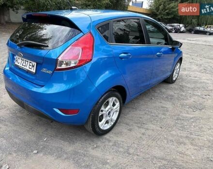 Синий Форд Фиеста, объемом двигателя 1.6 л и пробегом 95 тыс. км за 8300 $, фото 5 на Automoto.ua