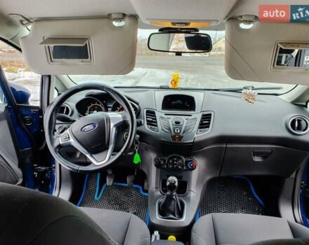 Синий Форд Фиеста, объемом двигателя 1 л и пробегом 173 тыс. км за 6800 $, фото 1 на Automoto.ua