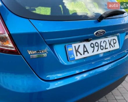 Синий Форд Фиеста, объемом двигателя 1 л и пробегом 58 тыс. км за 9500 $, фото 2 на Automoto.ua