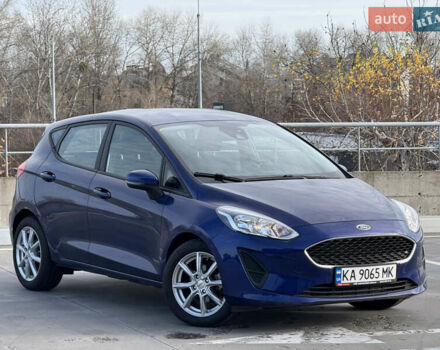 Синий Форд Фиеста, объемом двигателя 1 л и пробегом 71 тыс. км за 9900 $, фото 1 на Automoto.ua