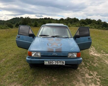 Синий Форд Фиеста, объемом двигателя 1.6 л и пробегом 89 тыс. км за 750 $, фото 1 на Automoto.ua