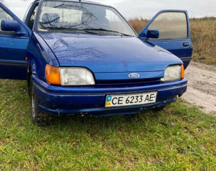Синій Форд Фієста, об'ємом двигуна 1.3 л та пробігом 200 тис. км за 1000 $, фото 1 на Automoto.ua