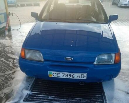 Синий Форд Фиеста, объемом двигателя 1.1 л и пробегом 200 тыс. км за 1000 $, фото 1 на Automoto.ua