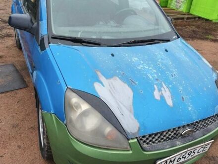 Синий Форд Фиеста, объемом двигателя 1.4 л и пробегом 3 тыс. км за 2100 $, фото 1 на Automoto.ua