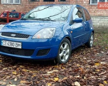 Синий Форд Фиеста, объемом двигателя 1.4 л и пробегом 248 тыс. км за 3550 $, фото 1 на Automoto.ua