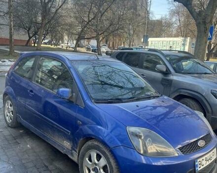 Синий Форд Фиеста, объемом двигателя 2 л и пробегом 285 тыс. км за 4200 $, фото 1 на Automoto.ua