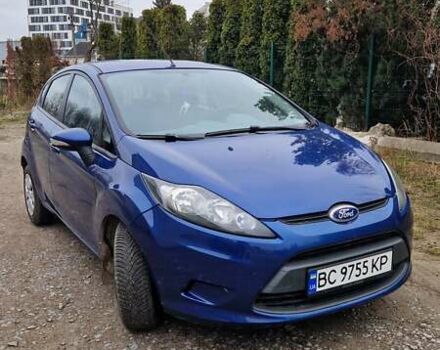 Синий Форд Фиеста, объемом двигателя 1.4 л и пробегом 209 тыс. км за 5500 $, фото 1 на Automoto.ua