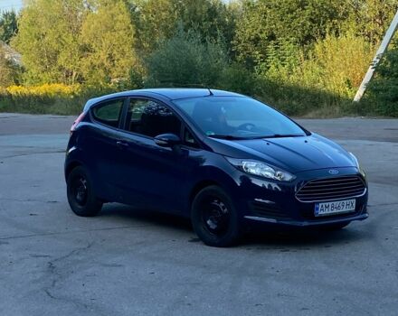 Синій Форд Фієста, об'ємом двигуна 1 л та пробігом 146 тис. км за 3800 $, фото 1 на Automoto.ua