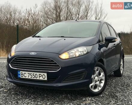 Синий Форд Фиеста, объемом двигателя 1 л и пробегом 68 тыс. км за 6350 $, фото 1 на Automoto.ua