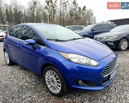 Синий Форд Фиеста, объемом двигателя 1.6 л и пробегом 230 тыс. км за 7500 $, фото 1 на Automoto.ua