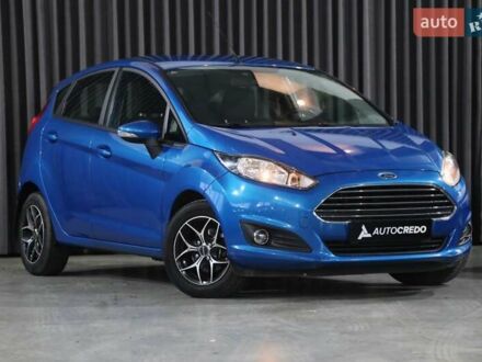 Синий Форд Фиеста, объемом двигателя 1 л и пробегом 89 тыс. км за 7900 $, фото 1 на Automoto.ua