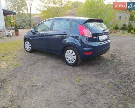 Синий Форд Фиеста, объемом двигателя 1 л и пробегом 240 тыс. км за 4650 $, фото 1 на Automoto.ua
