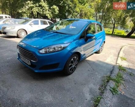 Синий Форд Фиеста, объемом двигателя 1 л и пробегом 62 тыс. км за 7500 $, фото 1 на Automoto.ua