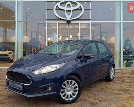 Синий Форд Фиеста, объемом двигателя 1 л и пробегом 157 тыс. км за 7098 $, фото 1 на Automoto.ua