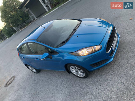 Синий Форд Фиеста, объемом двигателя 1 л и пробегом 74 тыс. км за 8700 $, фото 1 на Automoto.ua
