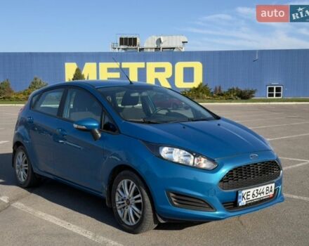 Синий Форд Фиеста, объемом двигателя 1 л и пробегом 75 тыс. км за 8900 $, фото 1 на Automoto.ua