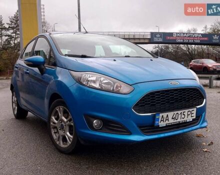 Синий Форд Фиеста, объемом двигателя 1 л и пробегом 86 тыс. км за 9700 $, фото 1 на Automoto.ua
