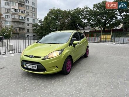 Зеленый Форд Фиеста, объемом двигателя 1.4 л и пробегом 110 тыс. км за 6450 $, фото 1 на Automoto.ua