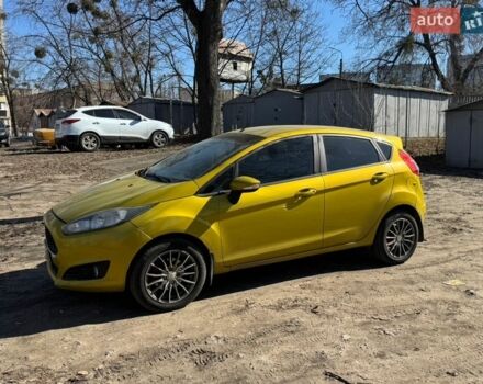 Зеленый Форд Фиеста, объемом двигателя 1.5 л и пробегом 223 тыс. км за 4800 $, фото 1 на Automoto.ua